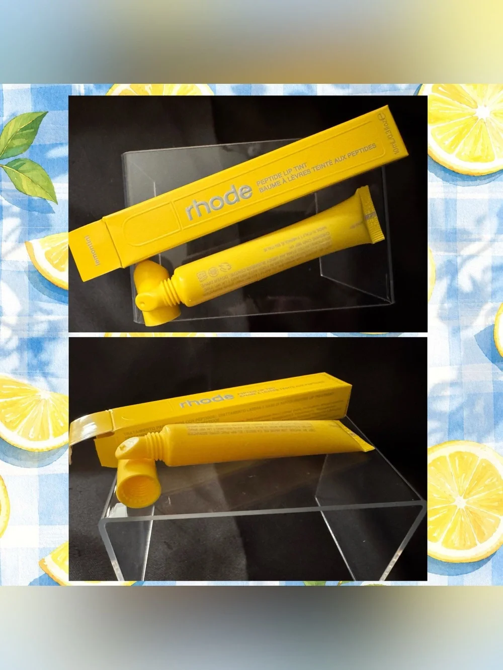 🍋RHODE Limited Edition Peptide Lip Tint In “Lemontini”